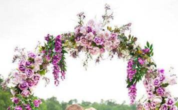 Свадьба в оттенках фиолетового: сиренево-лавандовая роскошь сиреневая свадьба арка фото 001